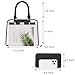 Handbags Sets For Women Shoulder Bags Top Handle Work Satchel Tote Purses Set With Matching Wallet 2pcs WhiteBlack