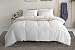 White Quilted Comforter Duvet Insert - Queen Size Duvet Insert with Corner Tabs - Hypoallergenic, Plush Silicon Fiber Down Alternative Filling, Box Stitched Comforter by Red Nomad