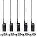 Retevis RT1 2 Way Radios Long Range 3000mAh UHF Radios VOX Professional Encryption High Power Walkie Talkies with Earpiece(5 Pack)