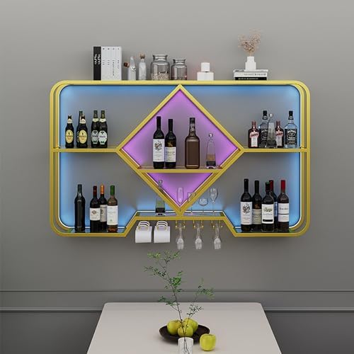 Wine Rack Wall Mounted Kitchen Storage L…