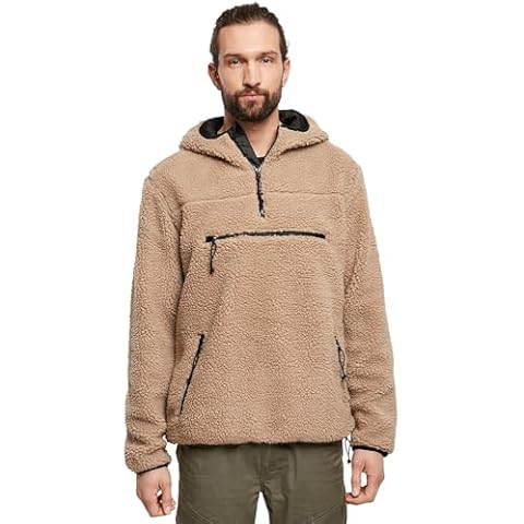 Brandit Men's Teddyfleece Worker Pullover Camel size XXL Cover