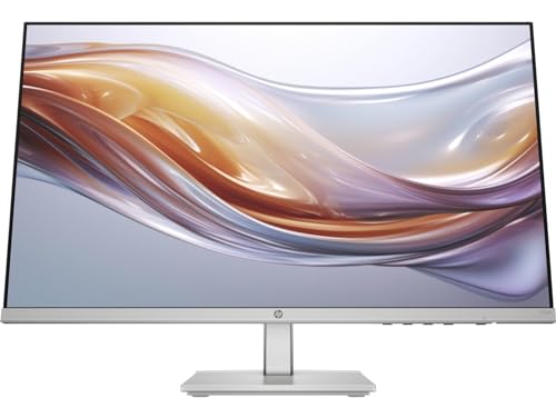 Image of HP Series 5 524sh Monitor (Replaces M24h) 24 inch FHD IPS 300 Nits Display | Adjustable Tilt, Height Adjust, Flicker Free, Anti-Glare, Low-Blue Light Filter, Eye Ease, DKZ USB Expander, Black /Silver