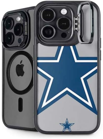 Skinit Kickstand Phone Case Compatible with iPhone 15 Pro - Officially Licensed NFL Dallas Cowboys Design