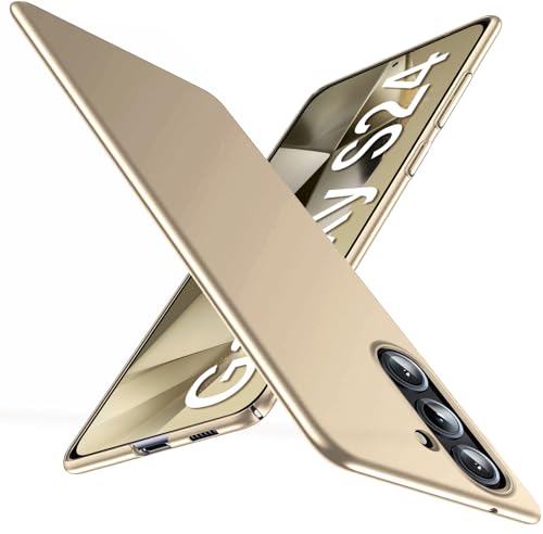 Coque Samsung S24 5G mince anti-rayures protection dorée