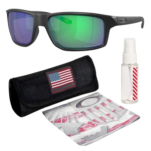 Image of Oakley GIBSTON OO9449 Rectangle Shape Sunglasses With Official Eyewear Kit | Men's Sunglasses
