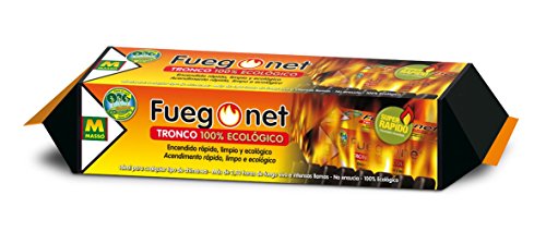 Fuego Net Fuegonet 231095N Tronco, Marrón, 39.5 X 7.5 X 7.5 Cm
