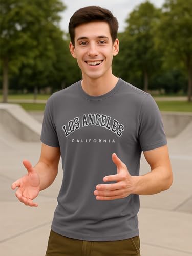 Image of Nobero Men's Regular Graphic Printed T-Shirt for Men | Soft Cotton | Classic Fit | Printed Casual Tshirt for Men