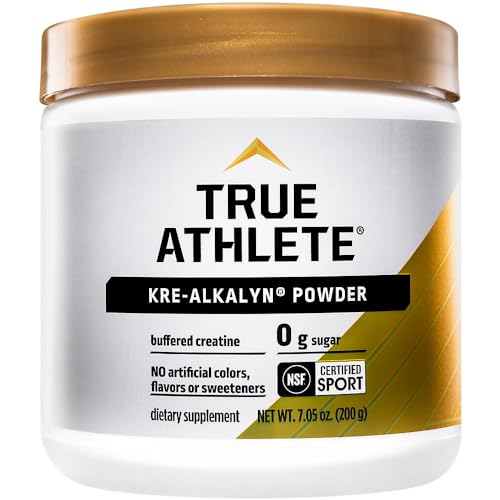 True Athlete Kre-Alkalyn Powder, Unflavored, NSF Certified Formula, 7.05 Oz