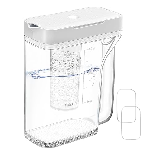 B0F52MXUpgraded DA97-17395A Refrigerator Water Pitcher Assembly Compatible With Samsung Water Pitcher For Fridge Door Replacement RF23M8070SR RF23M8090SG RF23M8590SR Refrigerator Parts 2-Year QaXTD