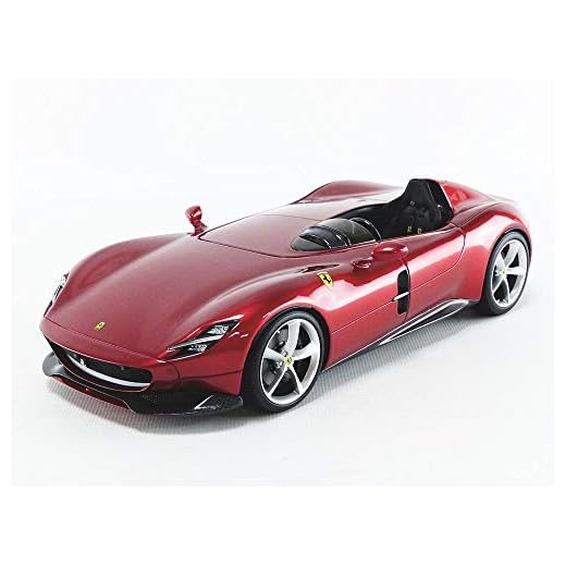 Bbr Coche en Miniatura de colección P18164B, Color Rojo Magma