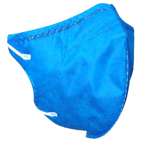 Máscaras KN95 Infantil Nacional - FPP2 PFF2 - Filtragem > 95% - Embaladas de 1 em 1. (Azul Lisa)