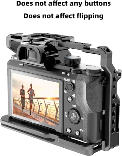 Image of Aluminum Alloy Camera Cage Kit Replacement for Sony A7III /A7II