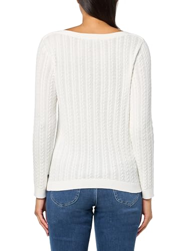 Image of Nautica Women's Long Sleeve Cable Boatneck Sweater