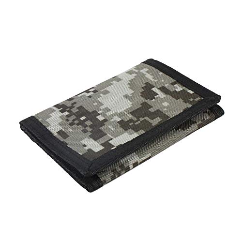 JONYEE Kids Wallet for Boys and Girls, Novelty Wallet for Boys Ages 5-7, Camo Teen Wallet for Kids Birthday Gifts (Beige mosaic)