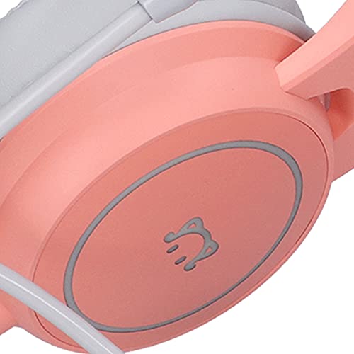 Gaming-headset, surround-stereogeluid RGB-hoofdtelefoon Plug-and-play PC-gamingheadset voor beter gamen voor het luisteren naar muziek(roze) - Afbeelding 4