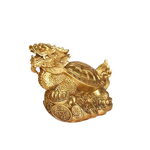 Tortue dragon en cuivre pur, rompre la monotonie de votre déco
