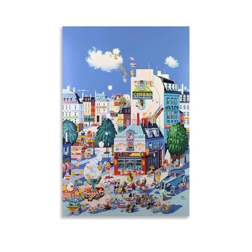 ヒロ・ヤマガタ アースリーインローマ 風景画 インテリア 絵画 版画 真