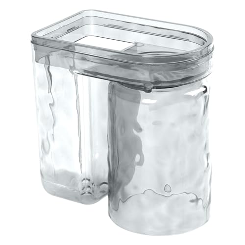 Portavasos Para De Dientes, Soporte De Pared Para Portacepillos De Dientes,Porta Cepillos De Dientes - De Baño Portavasos Para Colutorio, Portacepillos De Dientes Sin Polvo Para La Pared Del