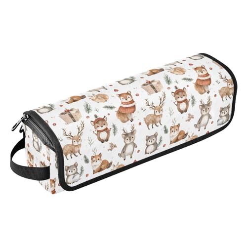 Bolsa de viaje organizadora resistente al calor para herramientas de cabello con protección y gran capacidad miniatura 1