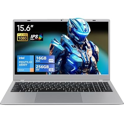 UOWAMOU 15.6 FHD Laptop, Pentium Gold 6500Y 16GB RAM 256GB SSD, Office 2024
