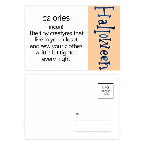 Cartes Halloween Lose Weight pour une décoration de table mystique