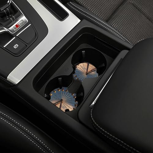 Portavasos para carro, 2 piezas, negro, antideslizante miniatura 6