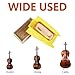 Rosin Violin Rosin, Violin, Viola & Cello Rosin for Bow,Smooth Bows Movement, Excellent String Grip,Light Low Dust, Natural Rosin with Case, Professional Rosin for Violin, Viola and Cello Bows (1Pack)