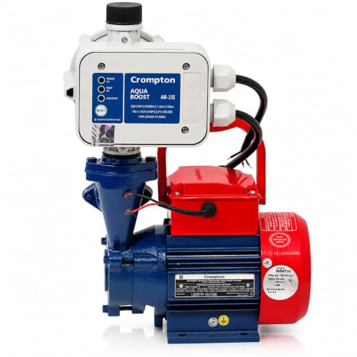 Image of Crompton 0.5hp Pressure Booster Pump | 0.5hp with Automatic Pump Controller Switch |Water Pump 0.5hp | 0.5hp Pressure Pump