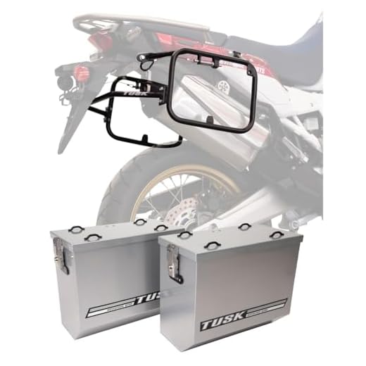 TUSK Aluminum Panniers Complete Luggage System