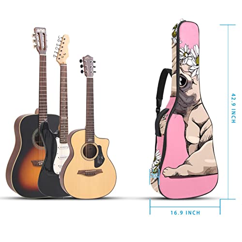 Hondank Étui de guitare de taille complète, motif pieuvre abstrait, sac à dos de protection rembourré pour guitare… - Les Beatles, Paul McCartney, John Lennon, RIngo Starr, George Harrison Hondank Étui de guitare de taille complète, motif pieuvre abstrait, sac à dos de protection rembourré pour guitare… – Image 6