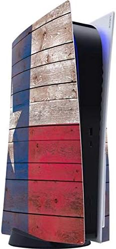 Skinit Decal Gaming Skin Compatible with PS5 Console - Chicago Flag Dark Wood Design