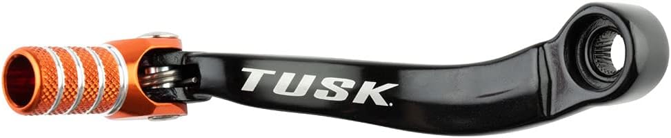 TUSK Folding Shift Lever Black/Orange Tip for KTM 150 XC-W (E-Start) 2017-2019