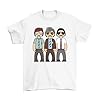 Sabotage Boys, Music Caricature T-Shirt, Made from Organic Cotton, Unisex Style, Regular Fitted White #2