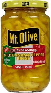 Generic Mt. Olive Italian Seasoned Mild Banana Peppers & Onions 12FL oz