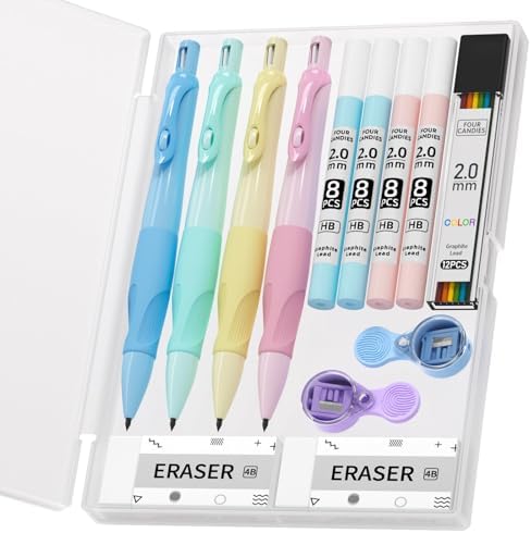 Amazon.co.jp: Four Candies パステルシャープペンシルセット かわいい 