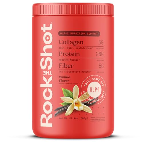 GLP-1 Nutritional Support Supplement, Vanilla 21.4oz – Protein & Vitamin Doctor-Designed Daily Shake for GLP1 Users with Fiber, Collagen & BCAAs, Helps Maintain Nutritional Balance