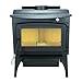 Pleasant Hearth 2,200 Sq. Ft. Wood Stove with Legs and Chrome Handles