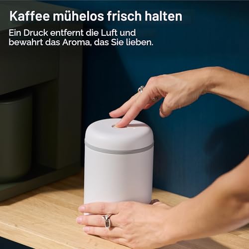 Fellow Atmos Elektrische Vakuum Kaffeedose Luftdicht, 1,2 L, Matt Schwarz – Ansicht 3