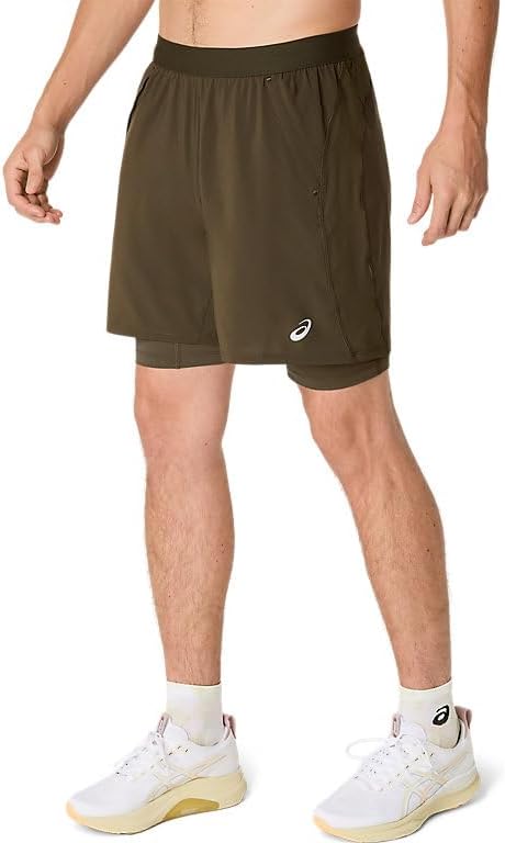 ASICS Men's Road 2-N-1 7IN Short Running Apparel