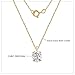 DIAMONBLISS 10K or 14K Real Solid Gold Oval cut Solitaire Necklace for Women|3 carats