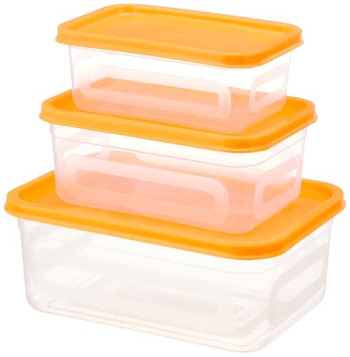 Image of Aristo Super Plastic Storage Container 3 Pcs Set, Transparent Clear