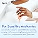 LENA Sensitive Menstrual Cups, Soft Reusable Period Cup, Tampons,Period Underwear and Menstrual Pads Alternative, Feminine Care, Silicone Menstrual Cup, Made in USA, Small & Large, Blue and Coral