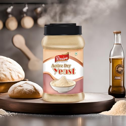 Desire Baker's Active Dry Yeast 700g | Instant Dry Yeast for Baking Bread, Pizza Dough, Cakes & More