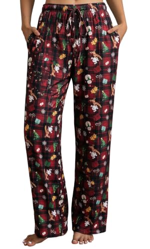Image of X-Image Women Comfy Casual Pajama Pants with Pockets & Drawstring