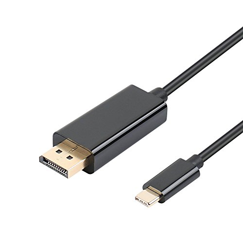 【PCATEC】 USB 3.1 Type-C to DisplayPort 変換 ケーブル 金メッキコネクター搭載 USB C to DP 4K解像度対応 変換アダプタ 1.8m New MacBook Google Chromebook Pixel L
