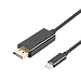 Mini DisplayPort (Thunderbolt Port Compatible) Mini DP 1.2 to HDMI 1.4 Adapter support up to 4K video transmission Lumsing made for Mac Book, Imac and More