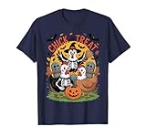 Photo Gallery funny chicken halloween chick or treat pumpkin costume maglietta Photo Gallery funny chicken halloween chick or treat pumpkin costume maglietta