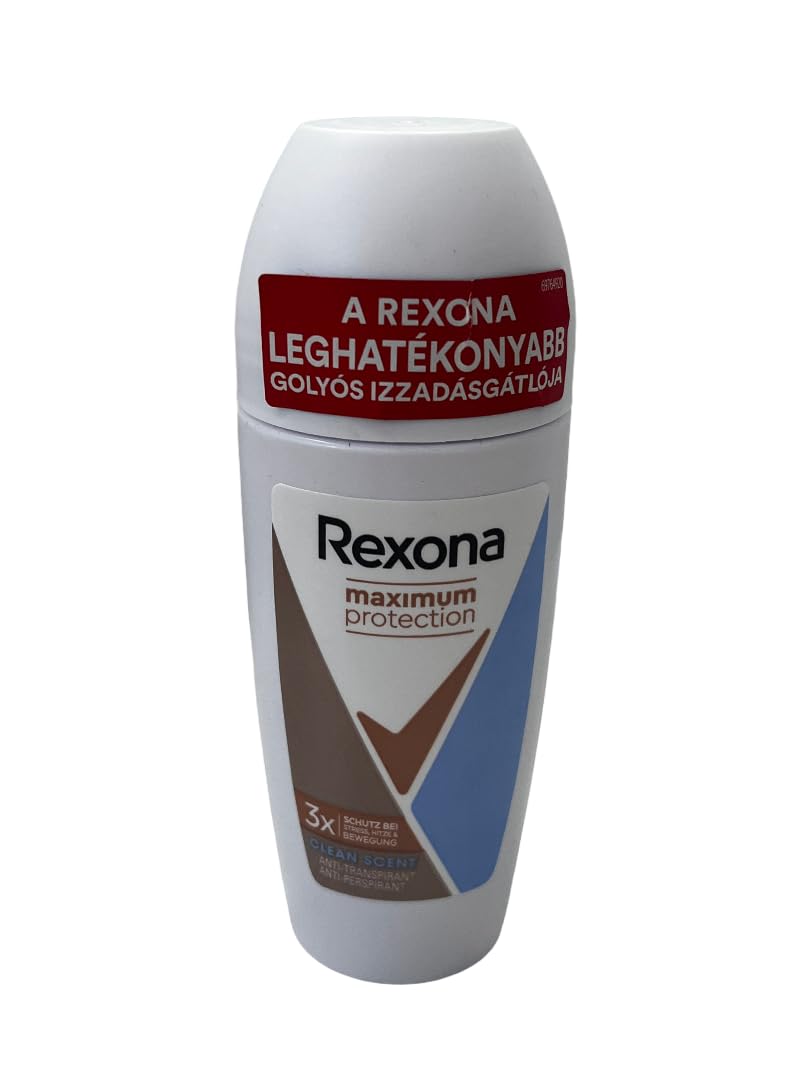 Rexona Maximum Protection Clean Scent dezodorant w kulce antyperspirant, ochrona 48 h (6 sztuk)