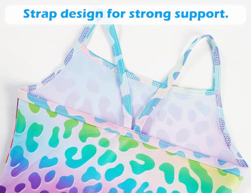 Image of Snowheart Girls Swimsuit One-Piece Bathing Suits Multicolor Kids Sport Summer Beach Swimwear for 2-12 Years Old