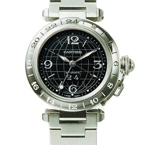 �J���e�B�G W31049M7 �p�V��C �����f�B�A���r�b�O�f�C�g �u���b�N������ �I�[�g�}�`�b�N SS �����Y ���v Cartier